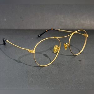Mujosh MJ 1000061 Eyeglass Frame Aviator Gold  Unisex